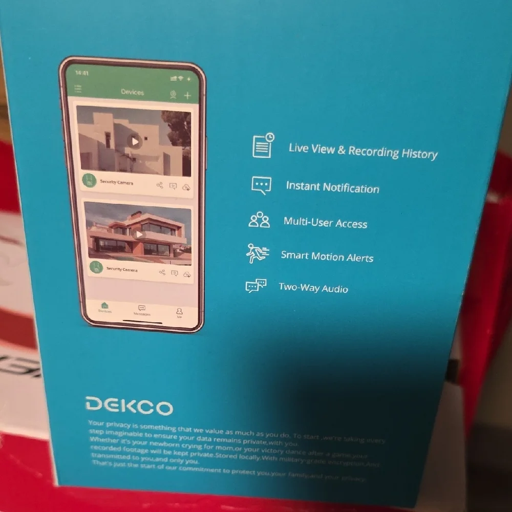 White HD WiFi Security Camera
